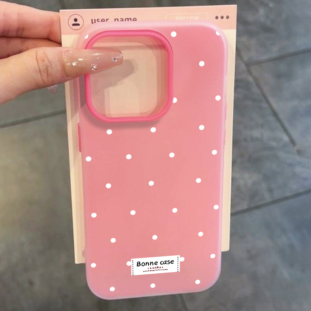 Samsung Galaxy A55 - 프랑스 폴카 도트 INS 커버 삼성