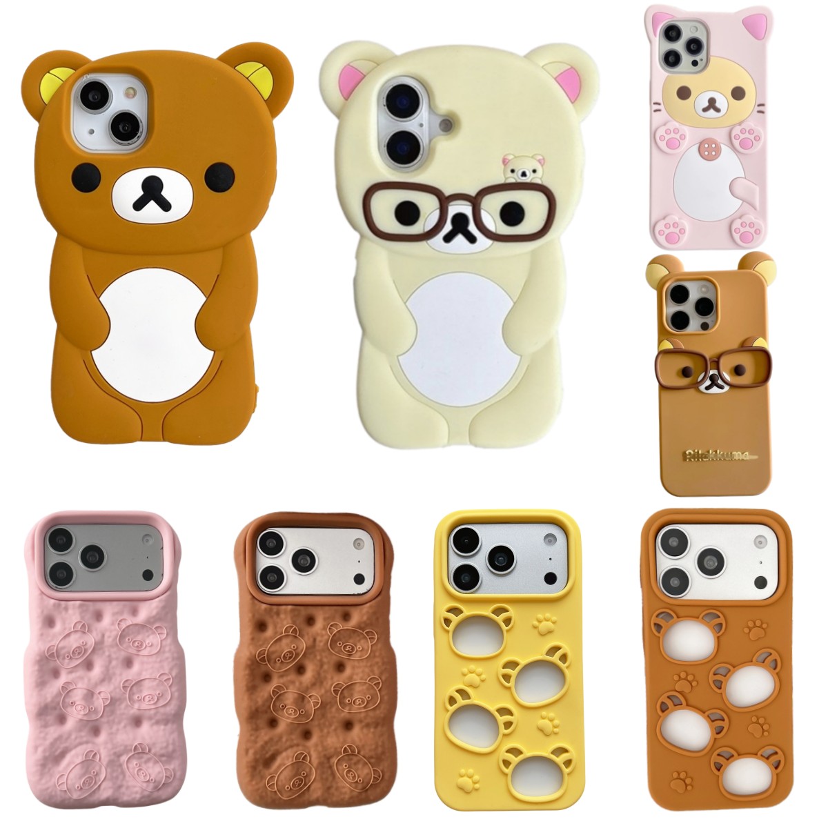 Apple Iphone 15 - 너무 귀여운 3D 만화 테디베어 아이폰