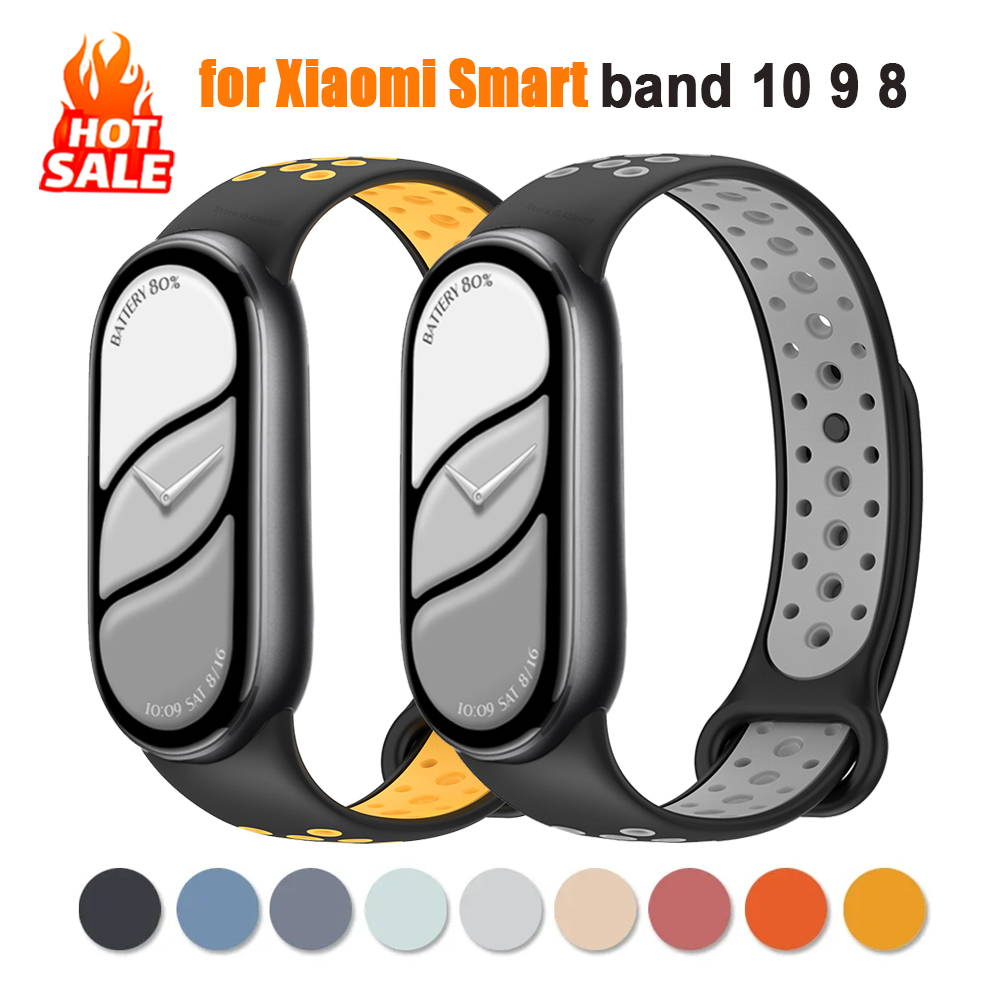 Android Smartwatch Accessories - 샤오미 미밴드 10 9 8용 실리콘