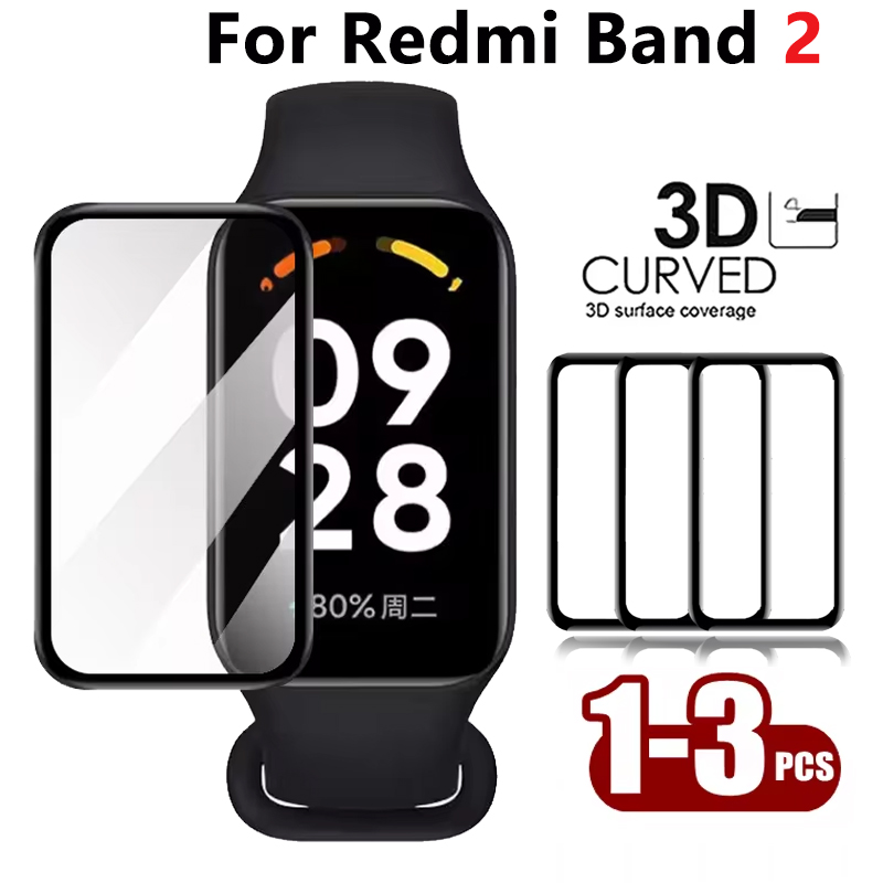 Xiaomi Smartwatch Accessories - Redmi Band 2 용 1-3pcs 3D