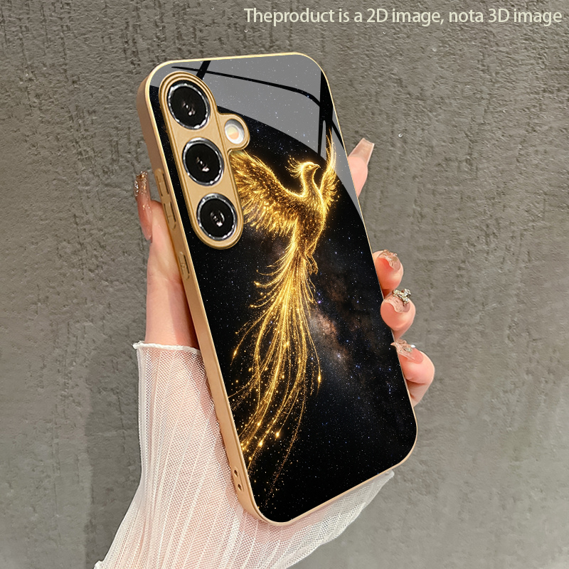 Samsung Galaxy A55 - 2D 불사조 패턴 플로잉 라이트 폰