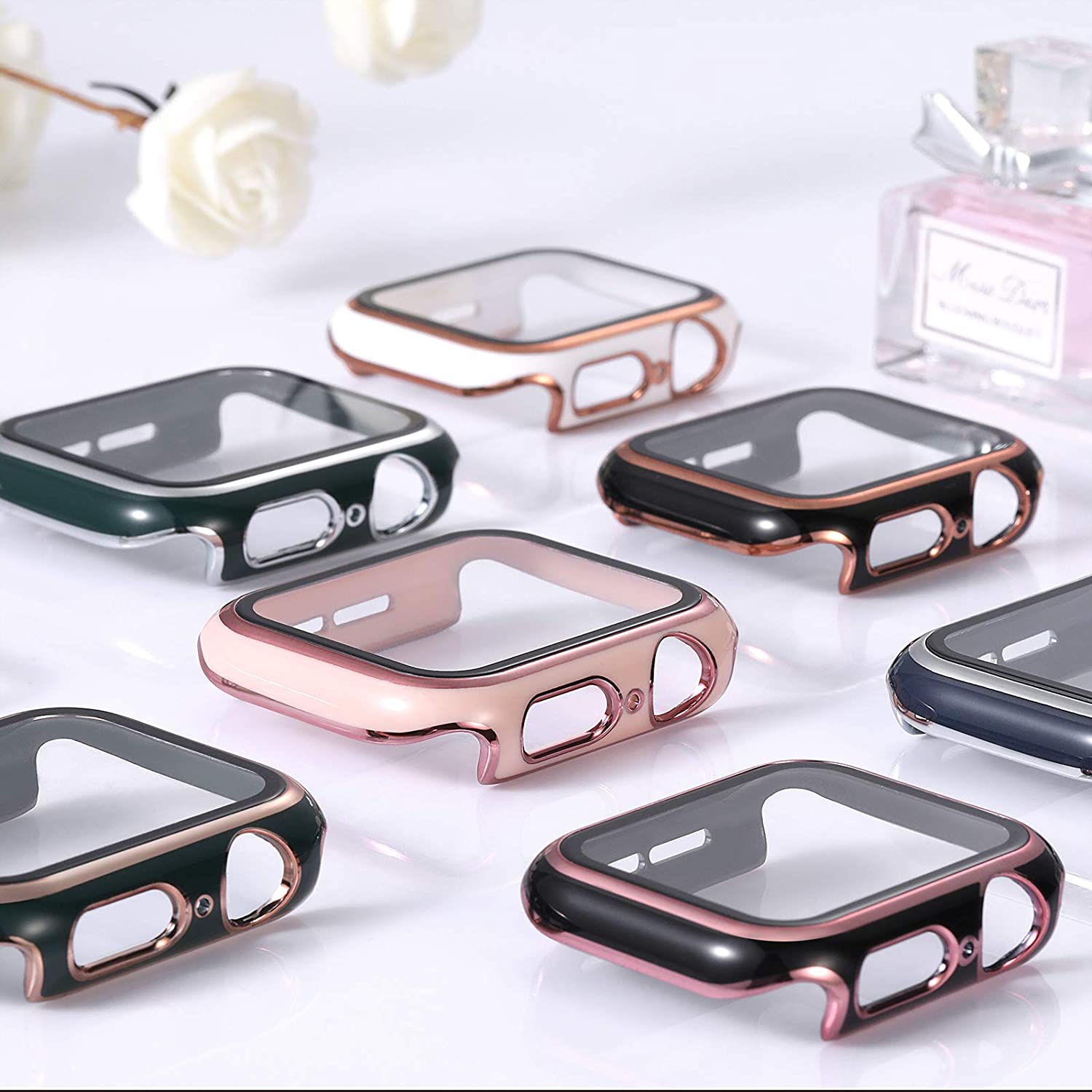 Smartwatch Band Accessories - Apple 시계 케이스 용 커버 44mm