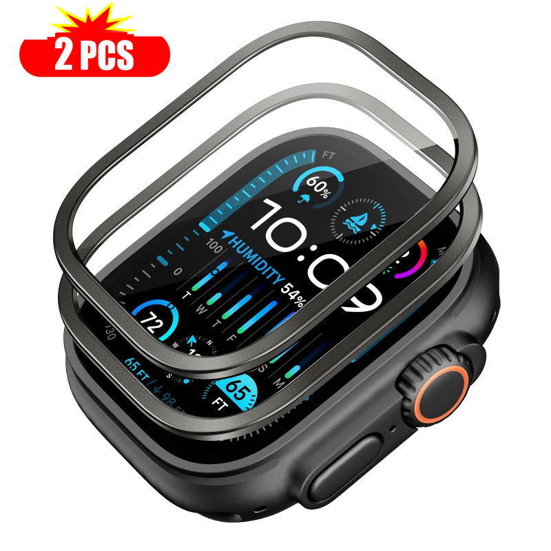 Watch Face Protector - Apple Watch 용 2pcs 강화 유리