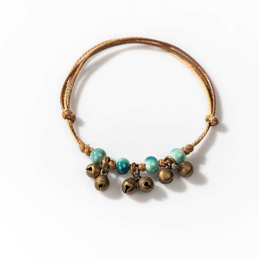 수제 세라믹 복고풍 스타일 비즈 조정 가능한 크기 팔찌 - Ceramic Link Bracelet 리뷰 및 가격