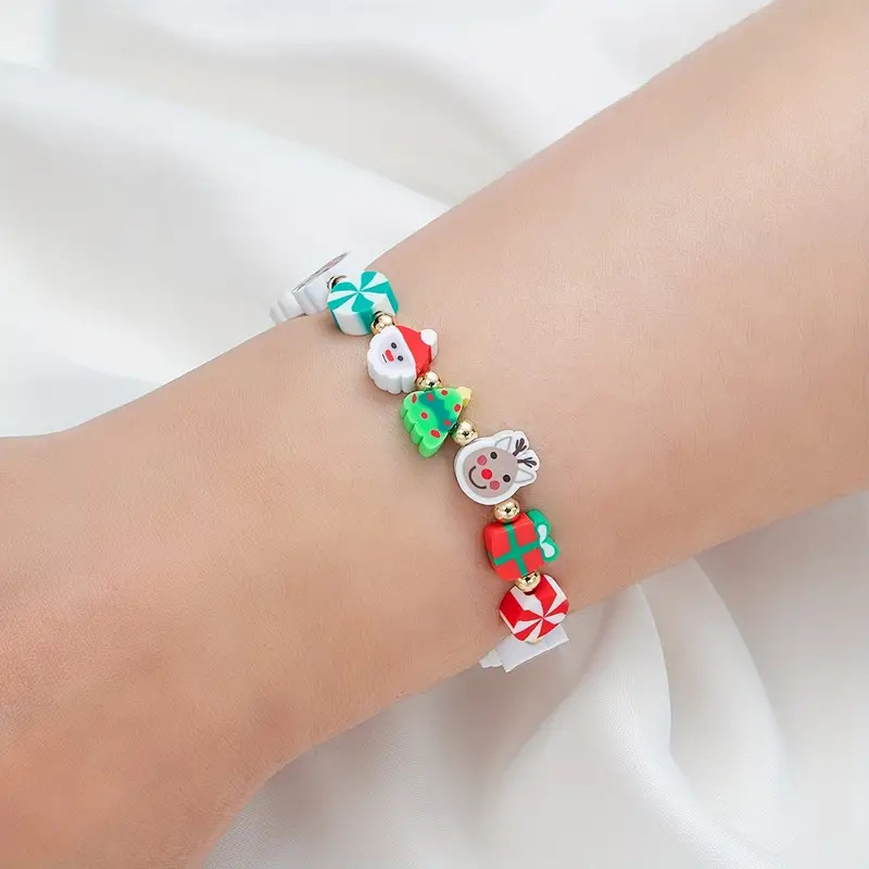 유럽 및 미국 크리스마스 소프트 세라믹 팔찌, 유니섹스 - Ceramic Link Bracelet 리뷰 및 가격