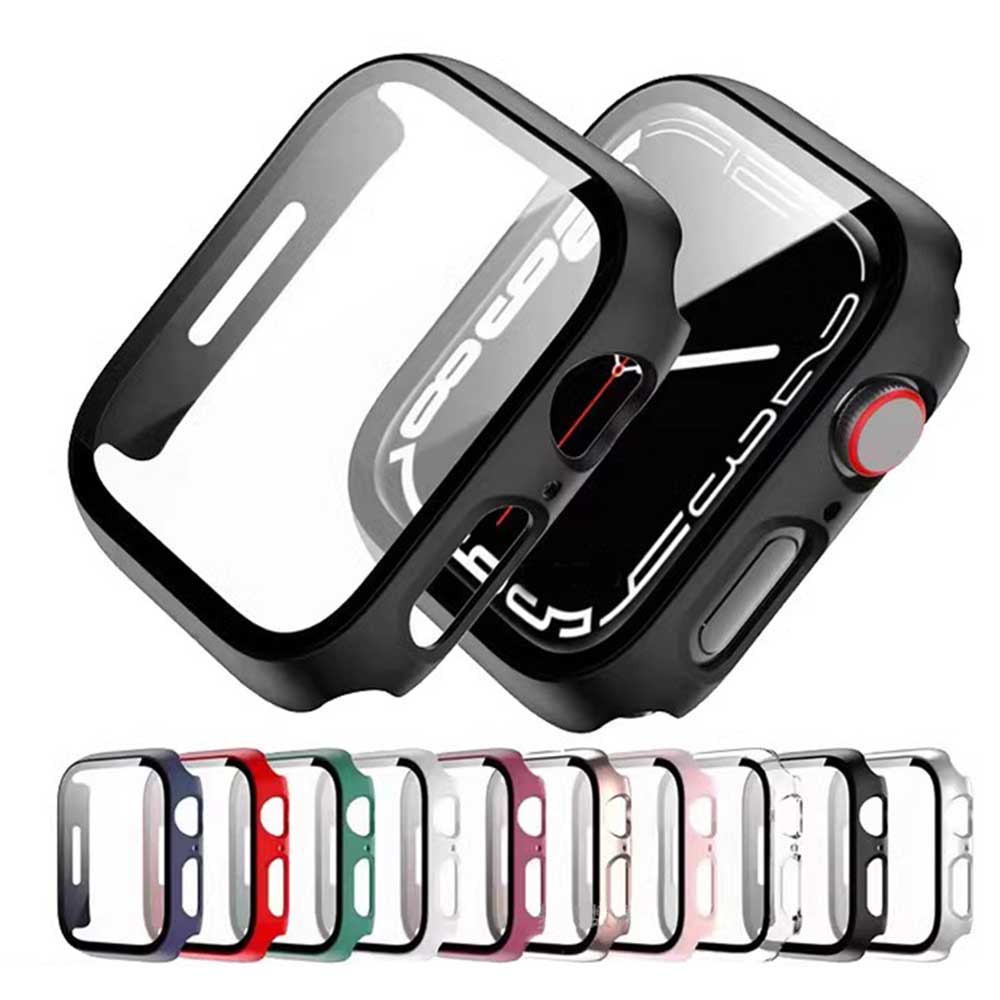 애플워치 액세서리 강화유리+보호캡 45mm 41mm 4 - Smartwatch Band Accessories 리뷰 및 가격
