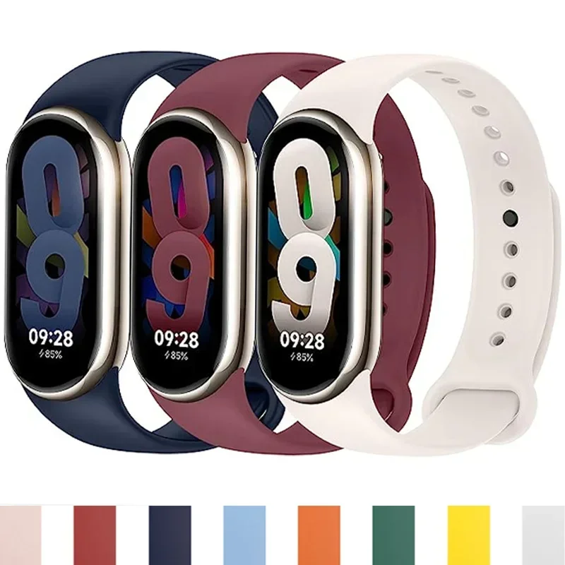 샤오미 미 밴드 8-8 NFC 스포츠 벨트 교체용 실리 - Xiaomi Smartwatch Accessories 리뷰 및 가격