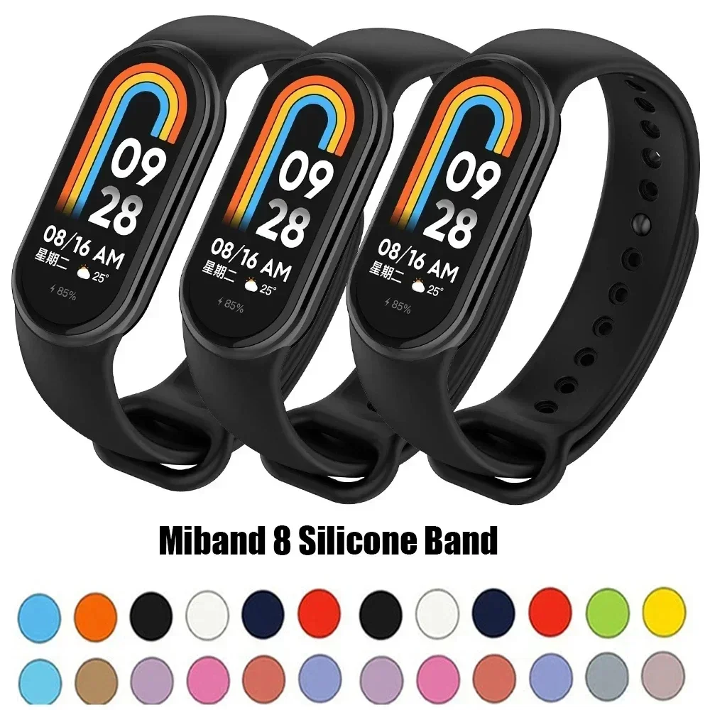 샤오미 미 밴드 8-8 NFC 스포츠 벨트 교체용 실리 - Xiaomi Smartwatch Accessories 리뷰 및 가격