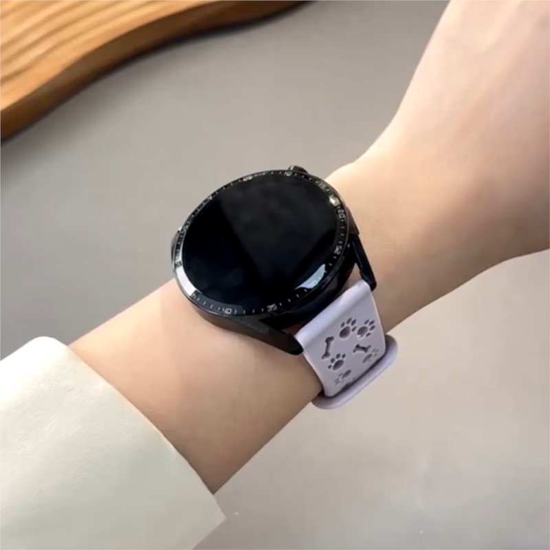 20/22mm 속이 빈 강아지 발바닥 모양 스트랩 (삼 - Titan Smartwatch Accessories 리뷰 및 가격