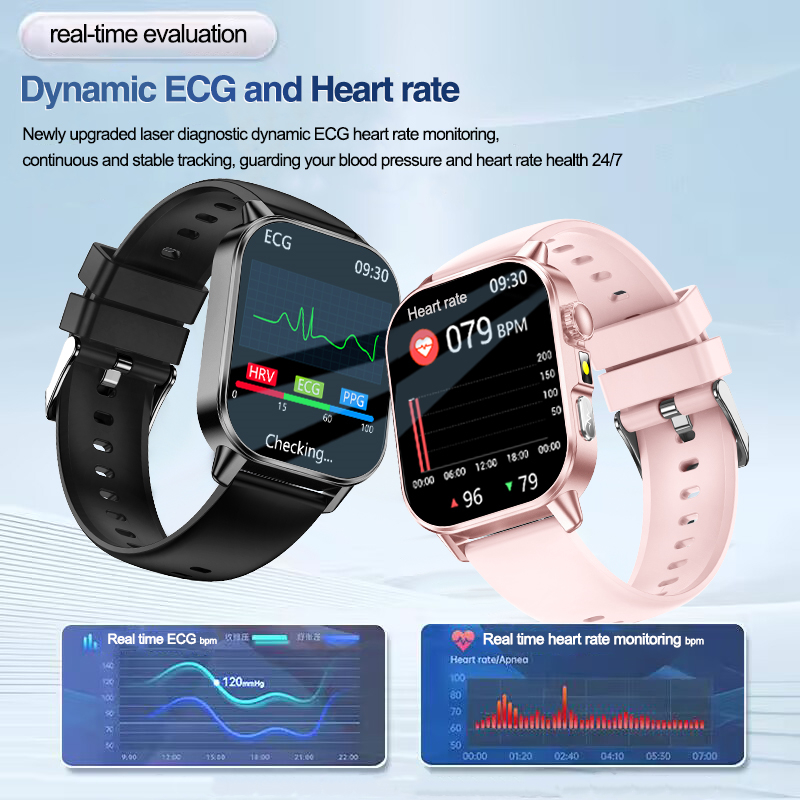 새로운 건강 관리 AI 의사 진단 스마트워치 ECG 혈 - Android Smartwatch Accessories 리뷰 및 가격