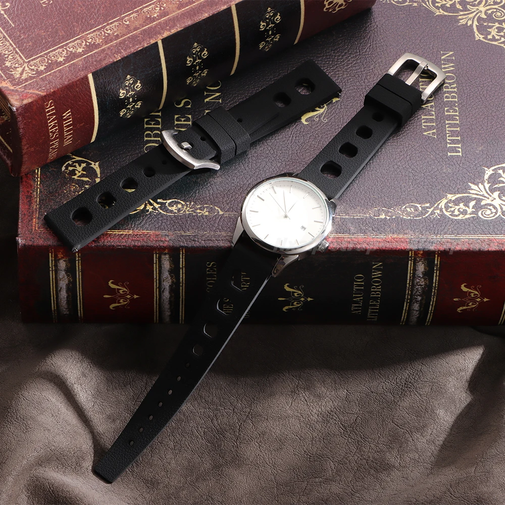 20mm 22mm 열대 실리콘 시계 밴드 퀵 릴리스 스 - Smartwatch Band Accessories 리뷰 및 가격
