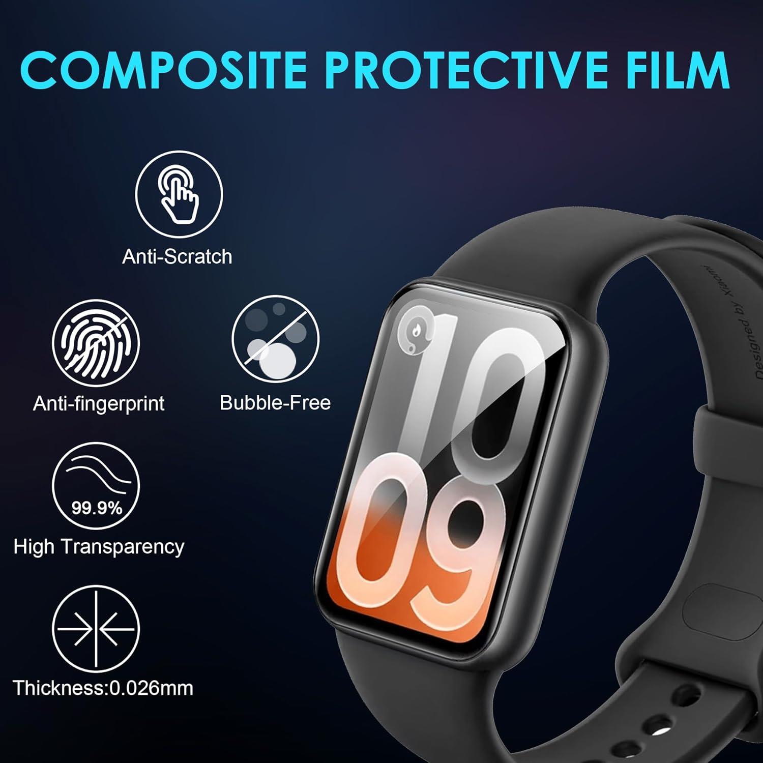샤오미 밴드 10 프로 스크린 보호 필름 곡면 엣지 보 - Smartwatch Band Accessories 리뷰 및 가격