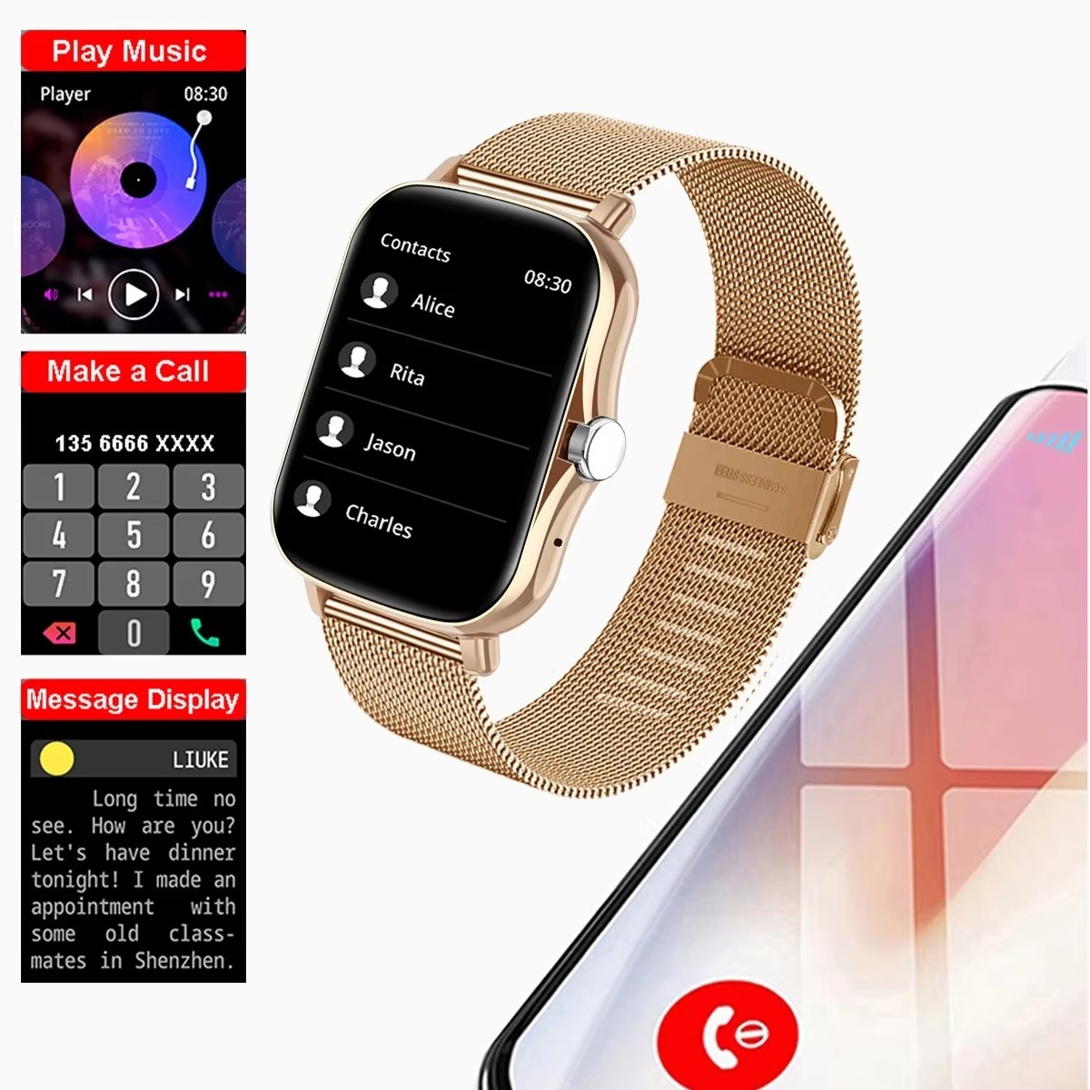 2026년 신형 다기능 스마트워치 남녀공용 블루투스 연 - Android Smartwatch Accessories 리뷰 및 가격