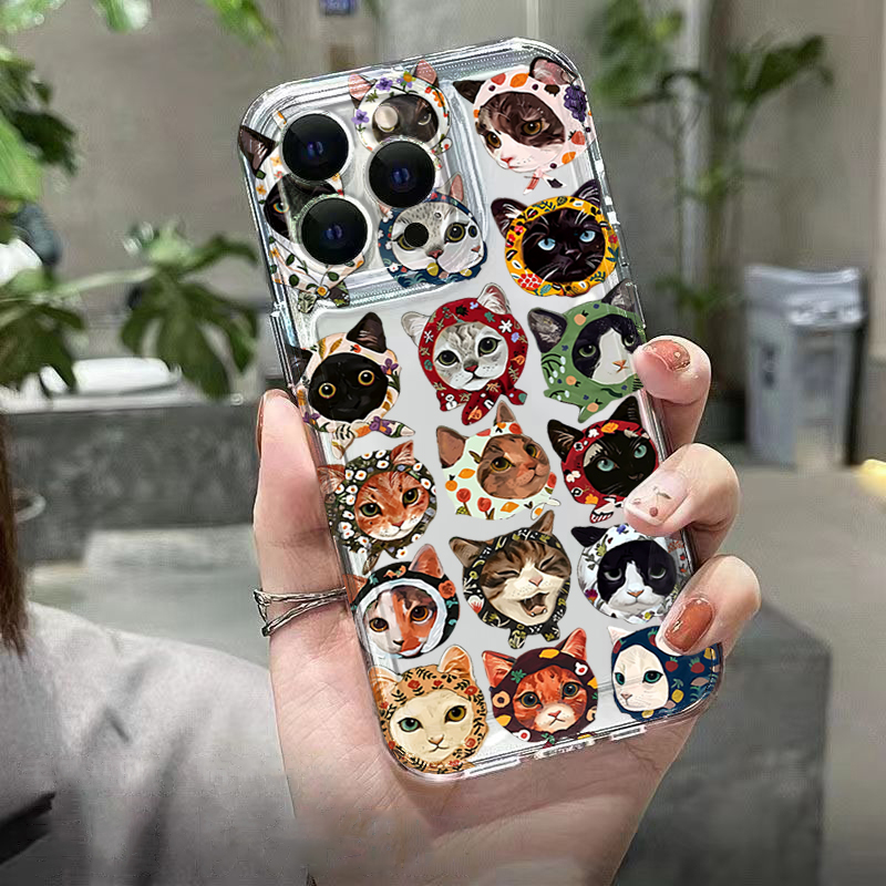 귀여운 반다나 고양이 투명 폰 케이스 (삼성 갤럭시 A - Samsung Galaxy A55 리뷰 및 가격