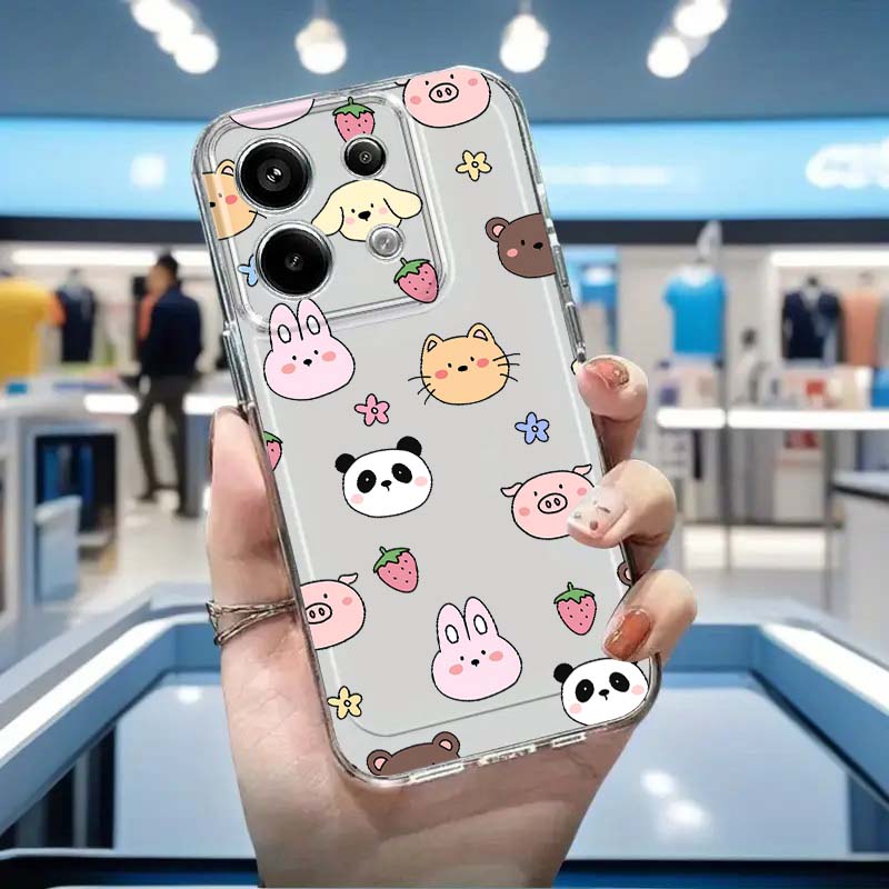 귀여운 만화 동물 아트 디자인 샤오미 레드미 노트 15 - Xiaomi Redmi Note 14 리뷰 및 가격