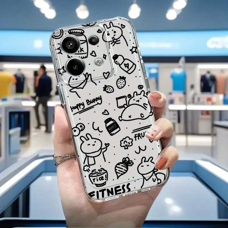 블랙 아트 고양이 일러스트레이션 샤오미 레드미 노트 1 - Xiaomi Redmi Note 14 리뷰 및 가격