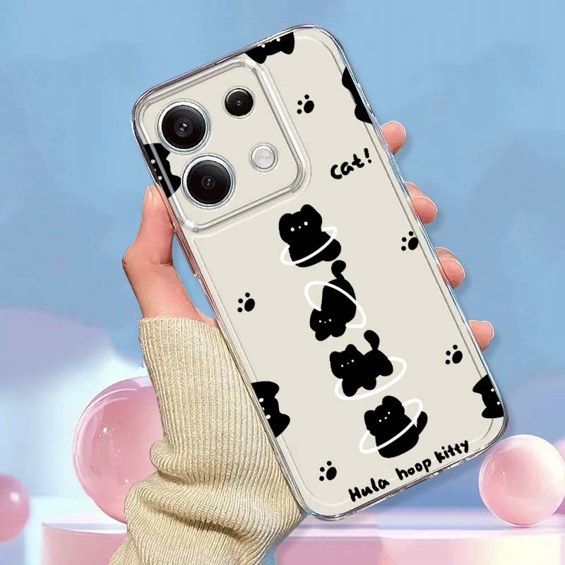검은 고양이 만화 귀여운 디자인 샤오미 레드미 노트 1 - Xiaomi Redmi Note 14 리뷰 및 가격