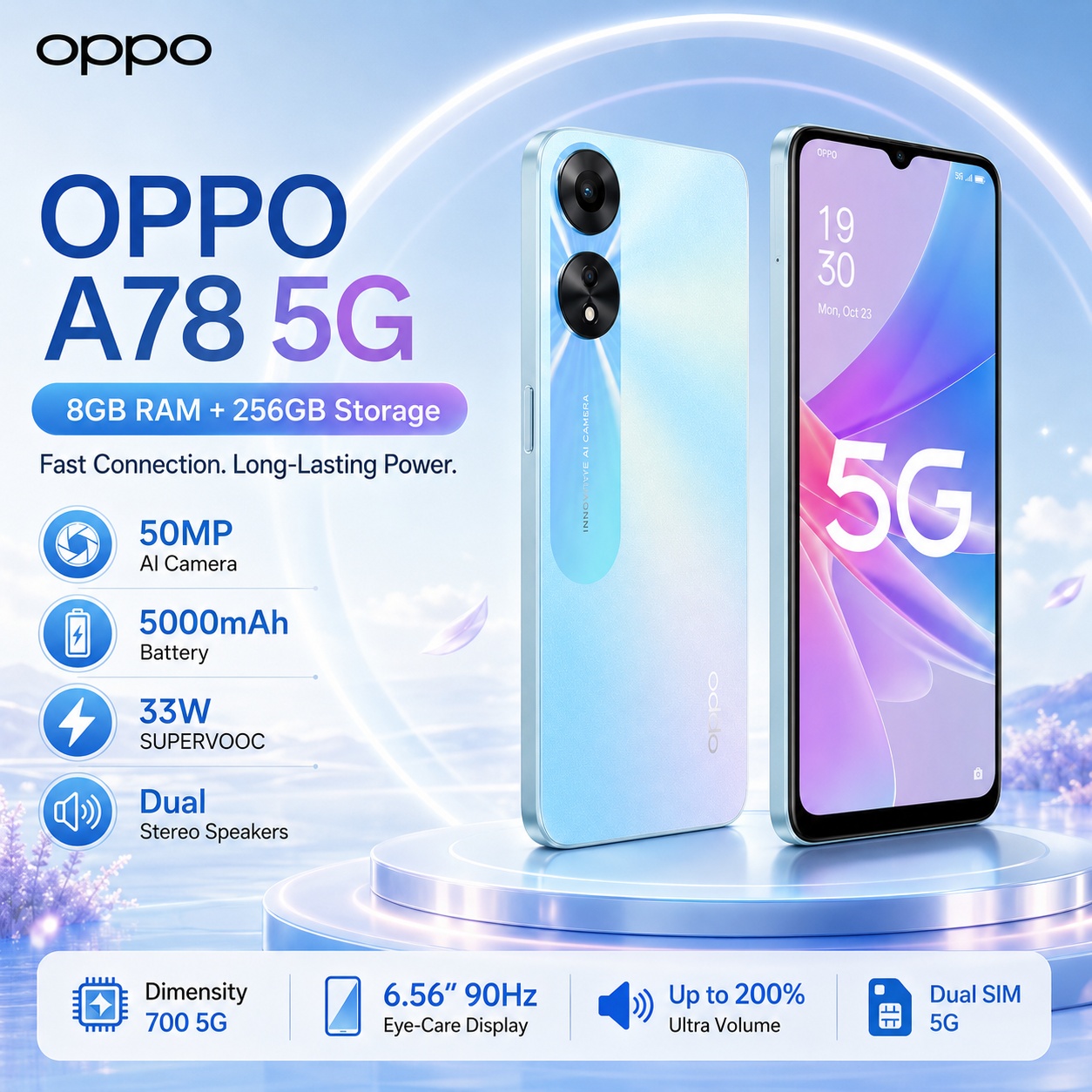2026년 신형 OPPO A78 5G 8GB+256GB - Oppo A78 리뷰 및 가격
